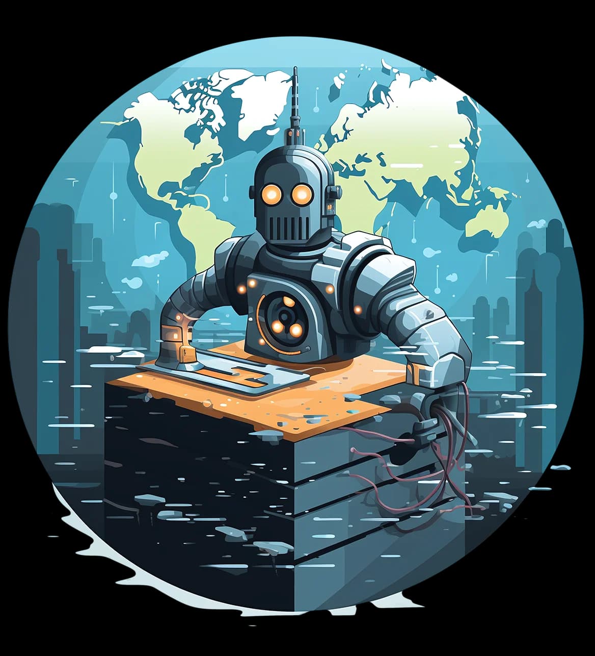 Aquisição de dados global sem obstáculos