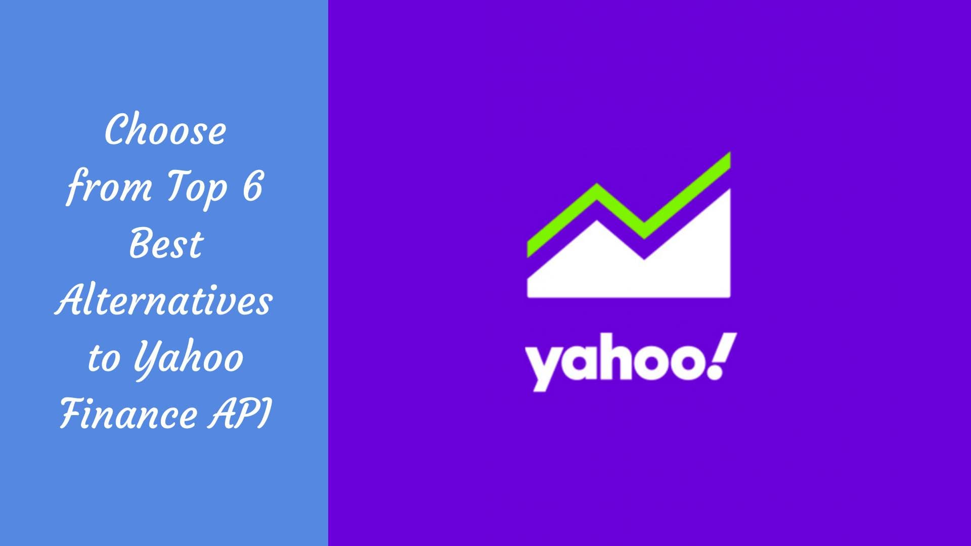 Escolha entre as 6 melhores alternativas à API do Yahoo Finance