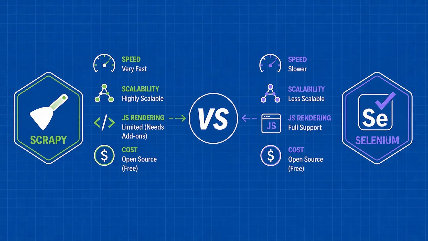 Scrapy vs Selenium: Quem ganha?