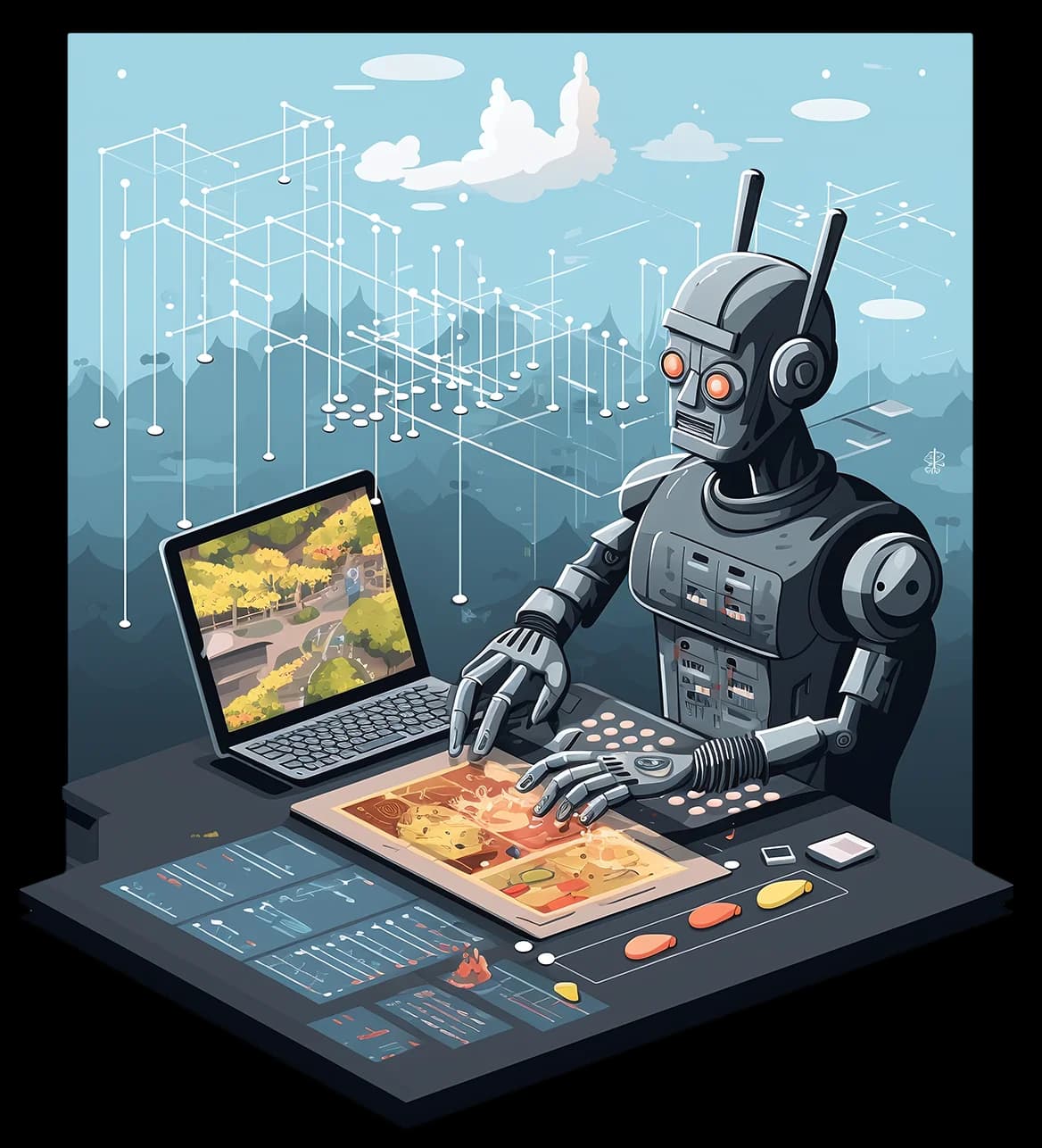 Navegar por layouts web complexos