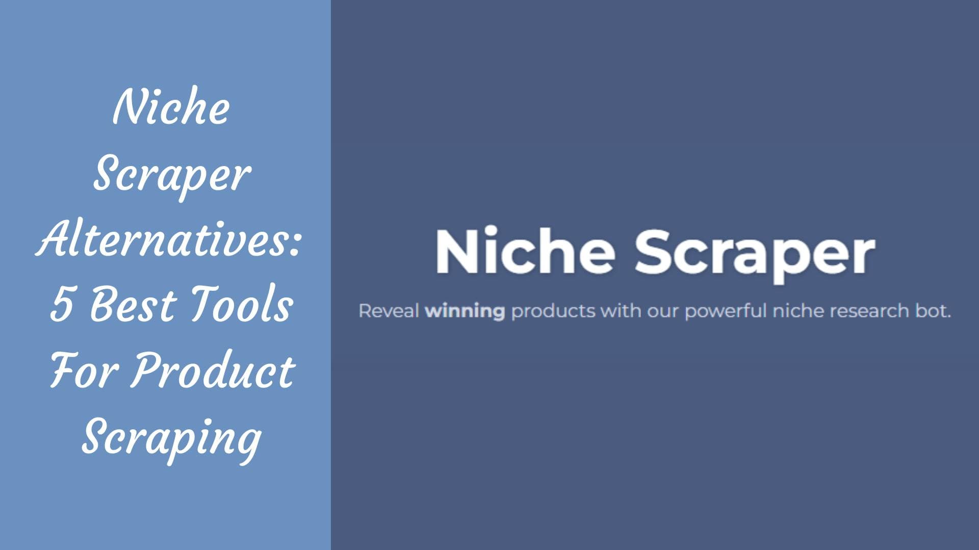 Alternativas ao Niche Scraper: as 5 melhores ferramentas para a recolha de dados de produtos